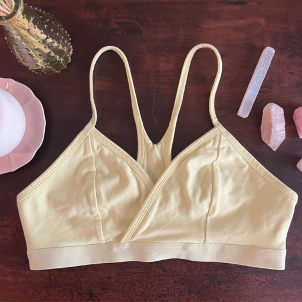 Bright Yellow  Bra